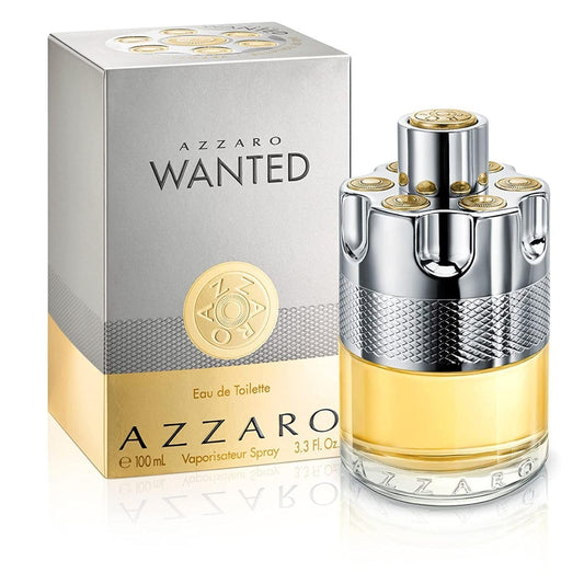 Azzaro Wanted Eau de Toilette - Vibrant & Irresistible Luxury Perfumes for Men - Full Size, 3.3 Fl. Oz