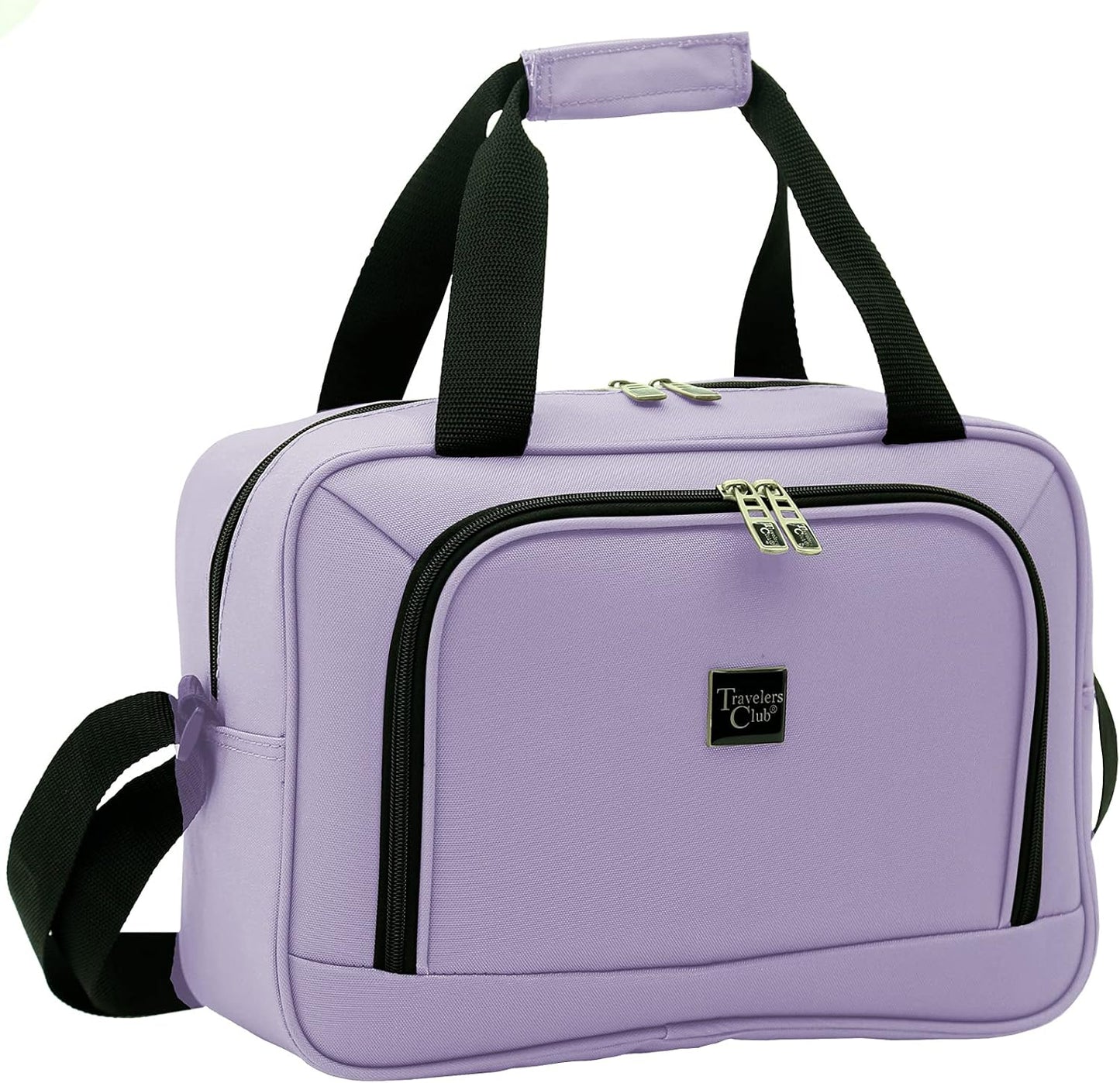 Travelers Club Midtown Hardside 4-Piece Luggage Travel Set, Lilac