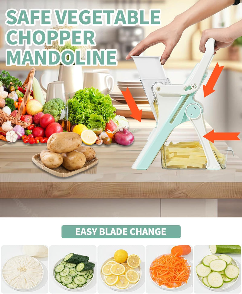 Enleber™ Upright Mandoline Slicer Safe Vegetable Chopper