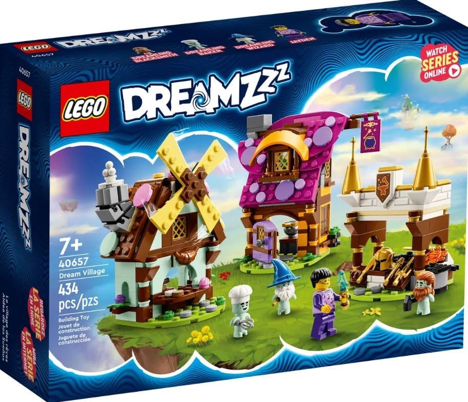 LEGO Dreamzzz 40657 Dream Village, 434 Pieces, Age 7+