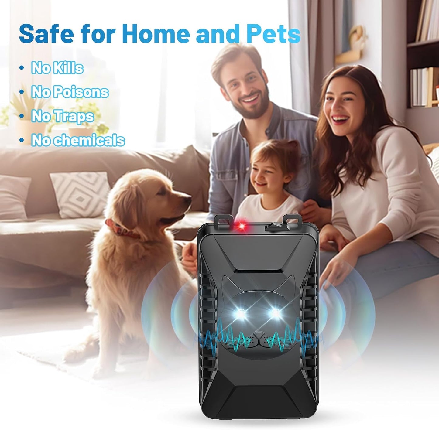 Rodent Repellent, Plug-in Mouse Repellent for Car, 2 Pack