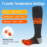 Daxiga Rechargeable Electric Heated Socks for Men Women