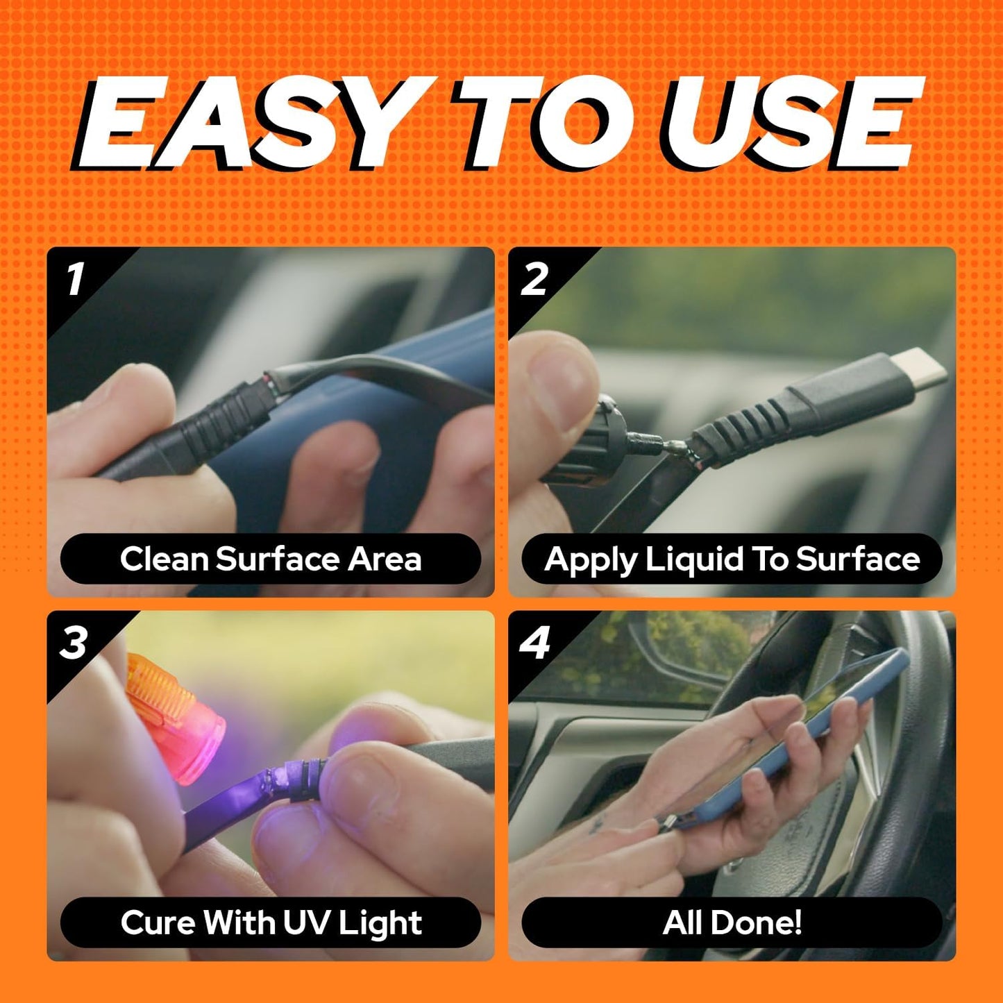 Bondic Pro UV Resin Kit Liquid Plastic Welding Kit, Ultraviolet UV Super Glue, Plastic Repair for Home, Jewelry Adhesive Epoxy for Glass Light