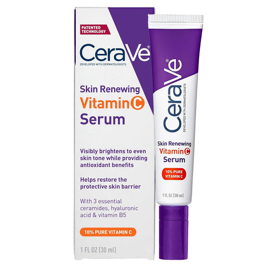 2 Pack CeraVe Vitamin C Serum with Hyaluronic Acid 1 oz