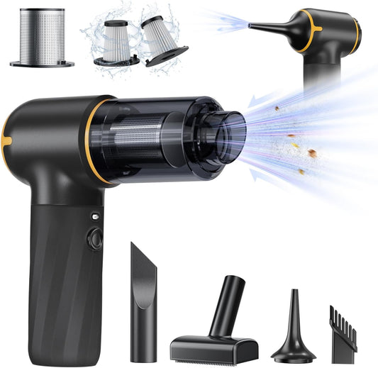 4-IN-1 Car Vacuum Portable Cordless - 12000Pa