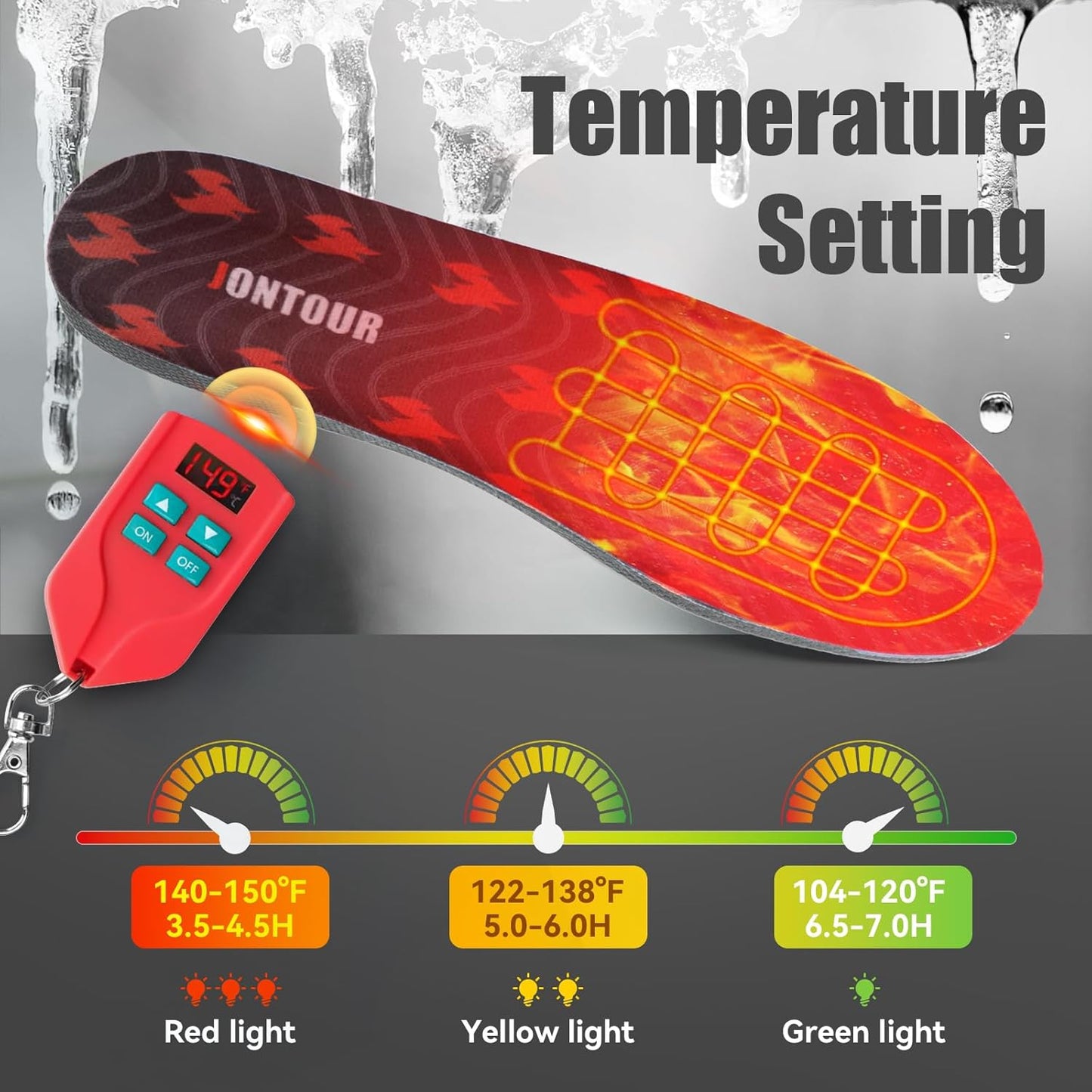 Rechargeable Heated Insoles