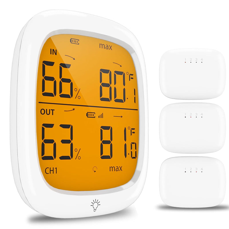 Indoor Outdoor Thermometer Wireless