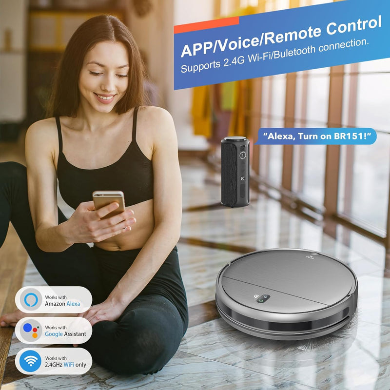 Mamnv™️ Robot Vacuum with Mop Combo