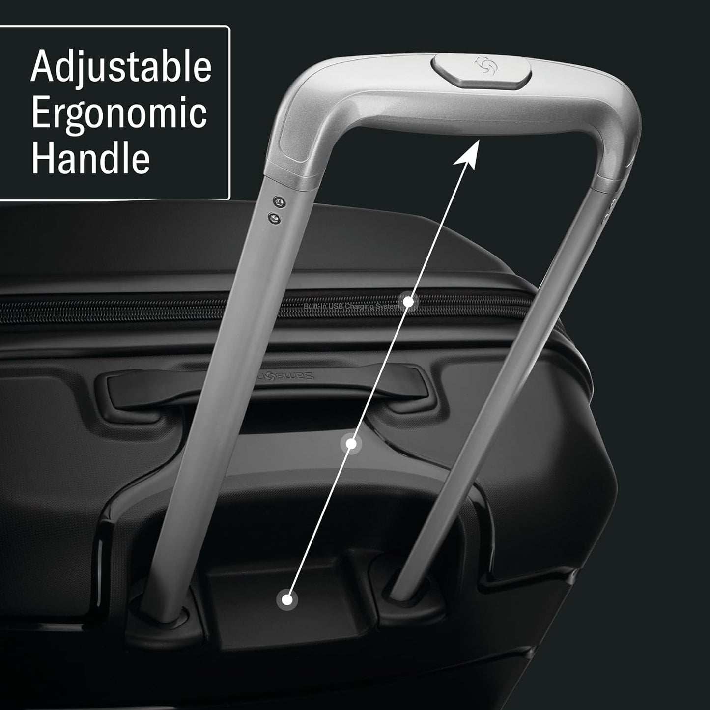 Samsonite Freeform 2-Piece Luggage Set - Carry-On & Large Checked Luggage with Dual Spinner Wheels