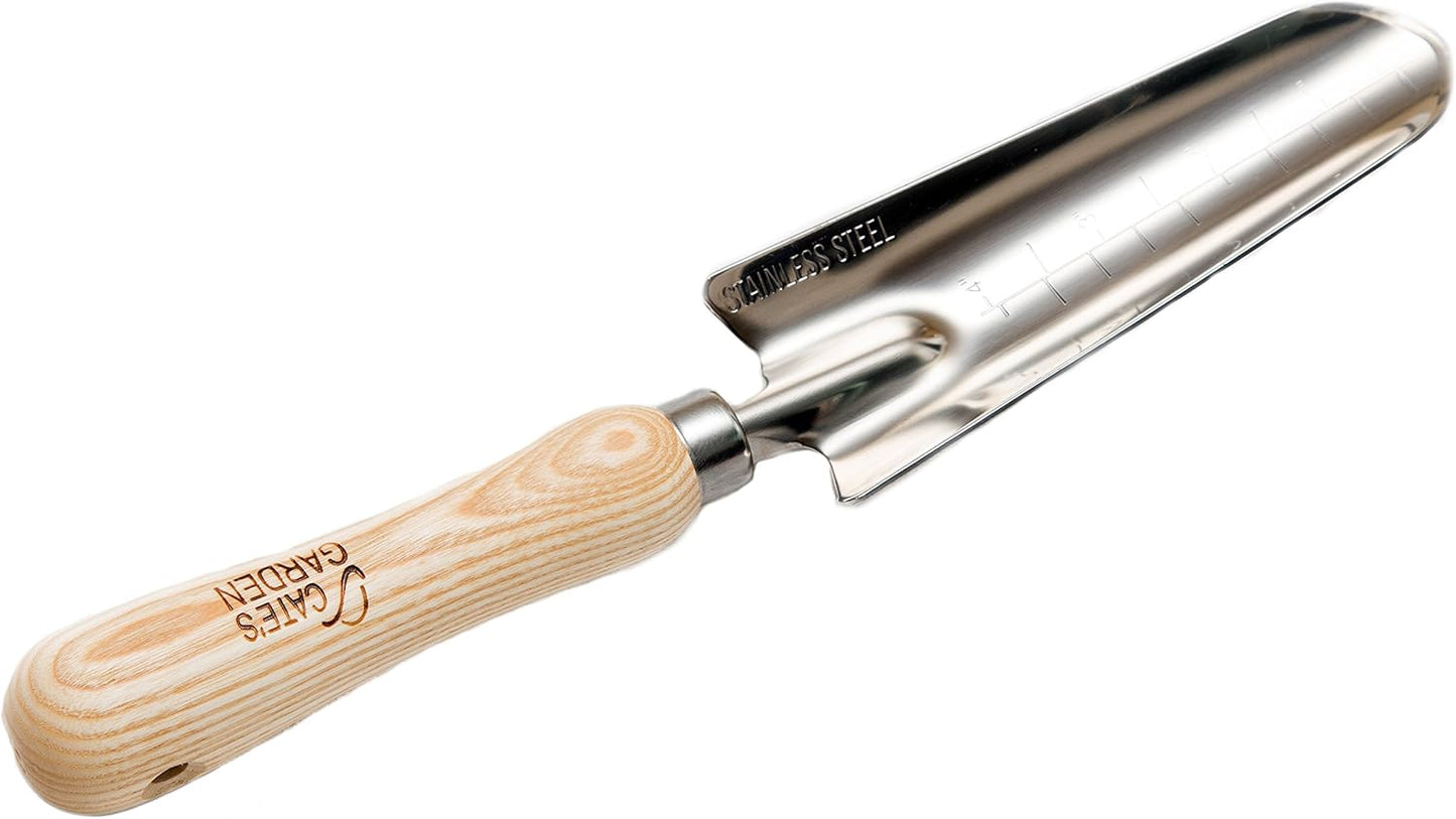 3 Pack Cate's Garden Garden Transplanter Trowel Premium Transplanter Tool