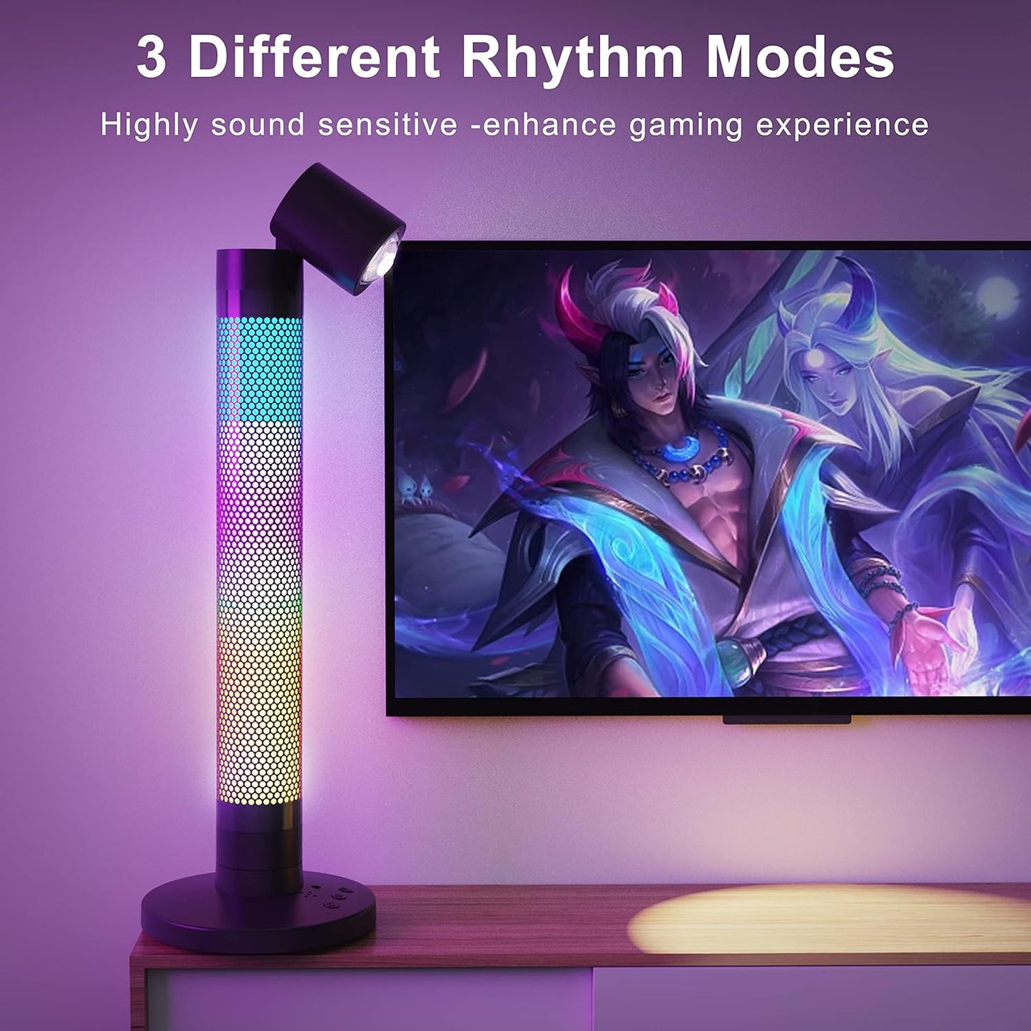Smart Lamp Sunset Light and Ambient Light with Million RGB Color