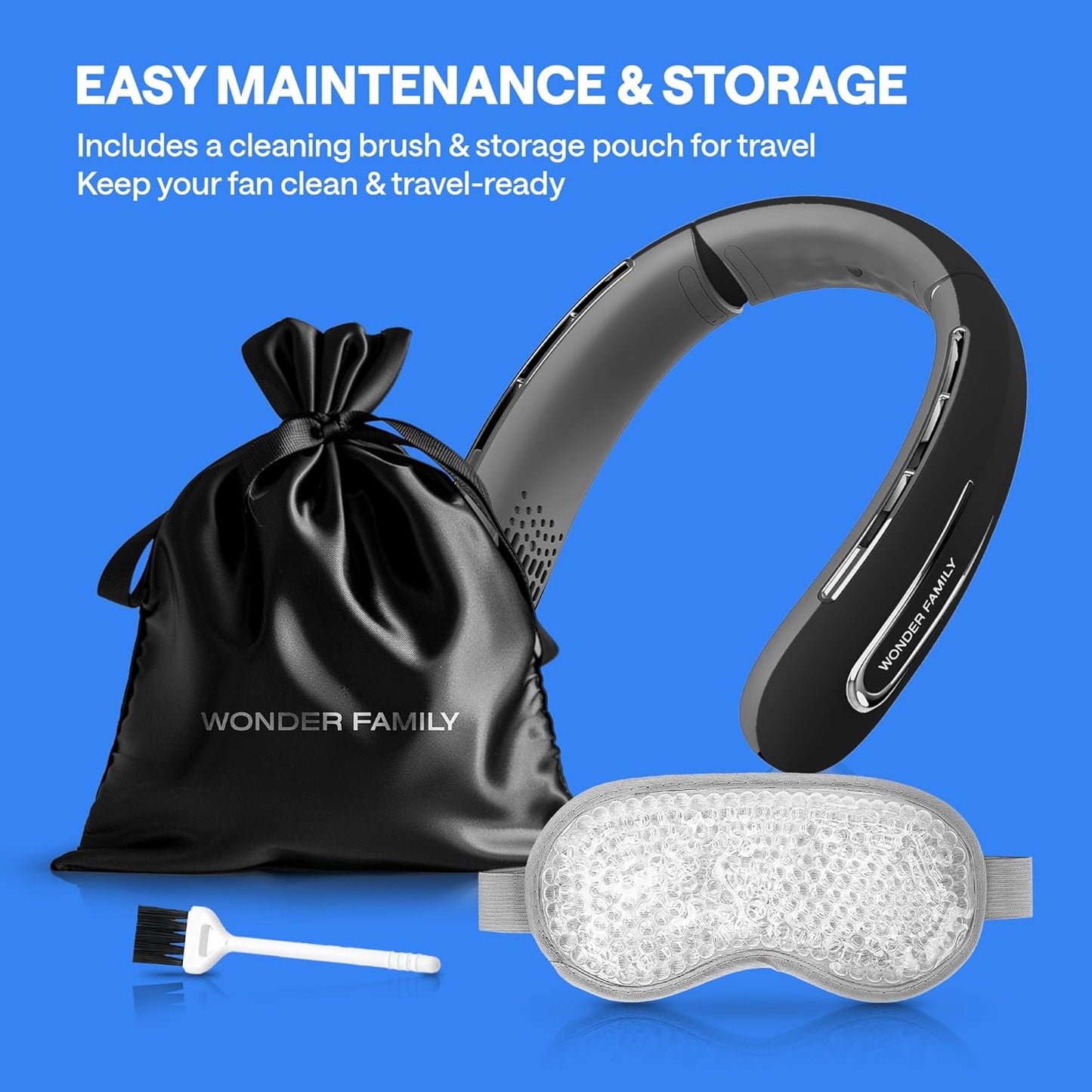Personal Neck Fan – Rechargeable 4000 mAH – Portable Fan Necklace