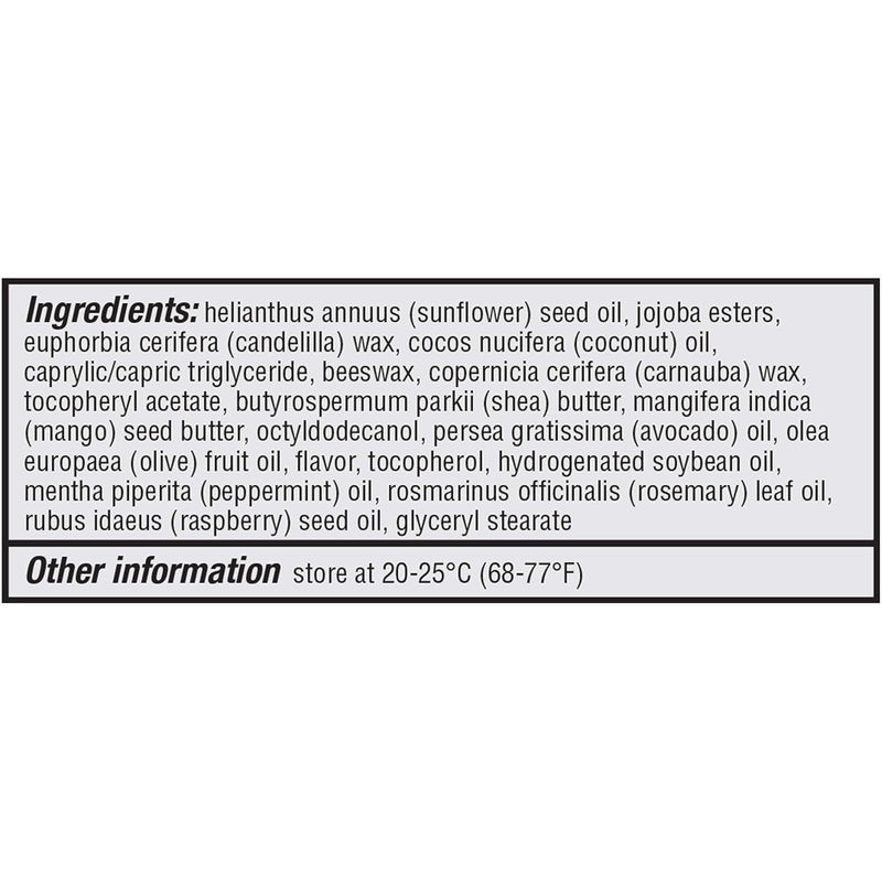 5 Pack ChapStick Total Hydration Essential Oils Peace Lip Balm, Rosemary + Peppermint Lip Balm Tube, Lip Care - 0.12 Oz