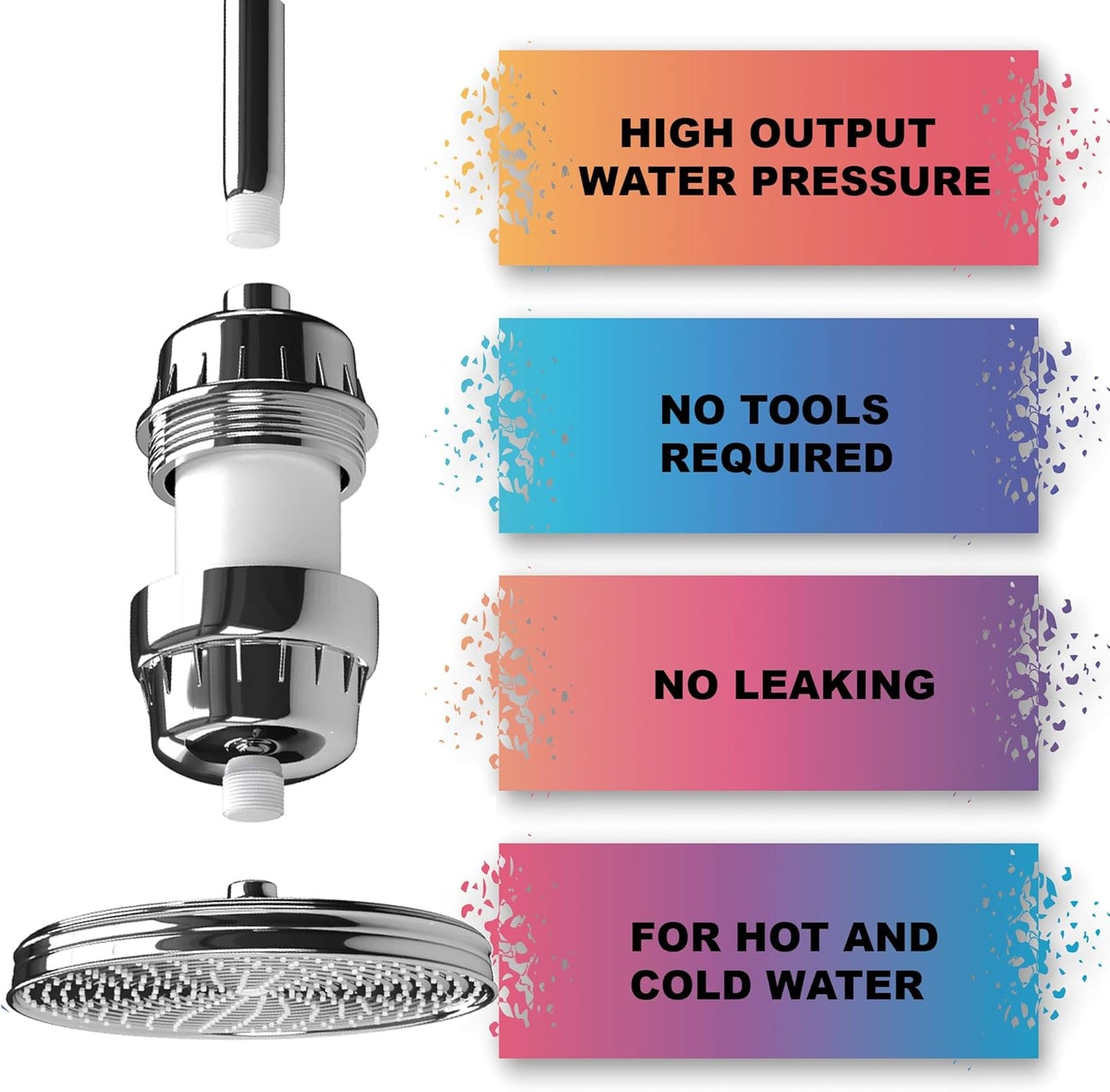 Aqua Earth Shower Head Filter For Hard Water