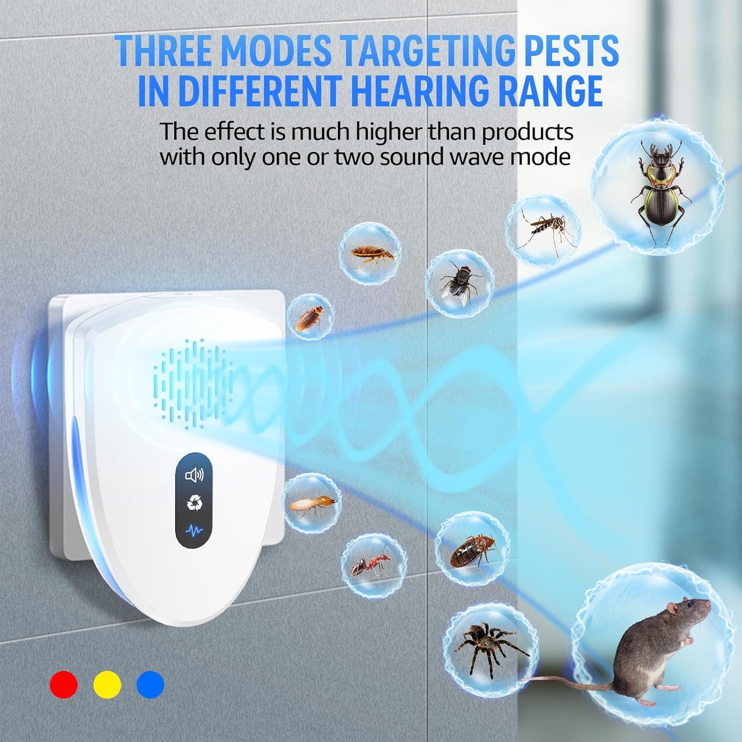 6 Pack Ultrasonic Pest Control Repeller