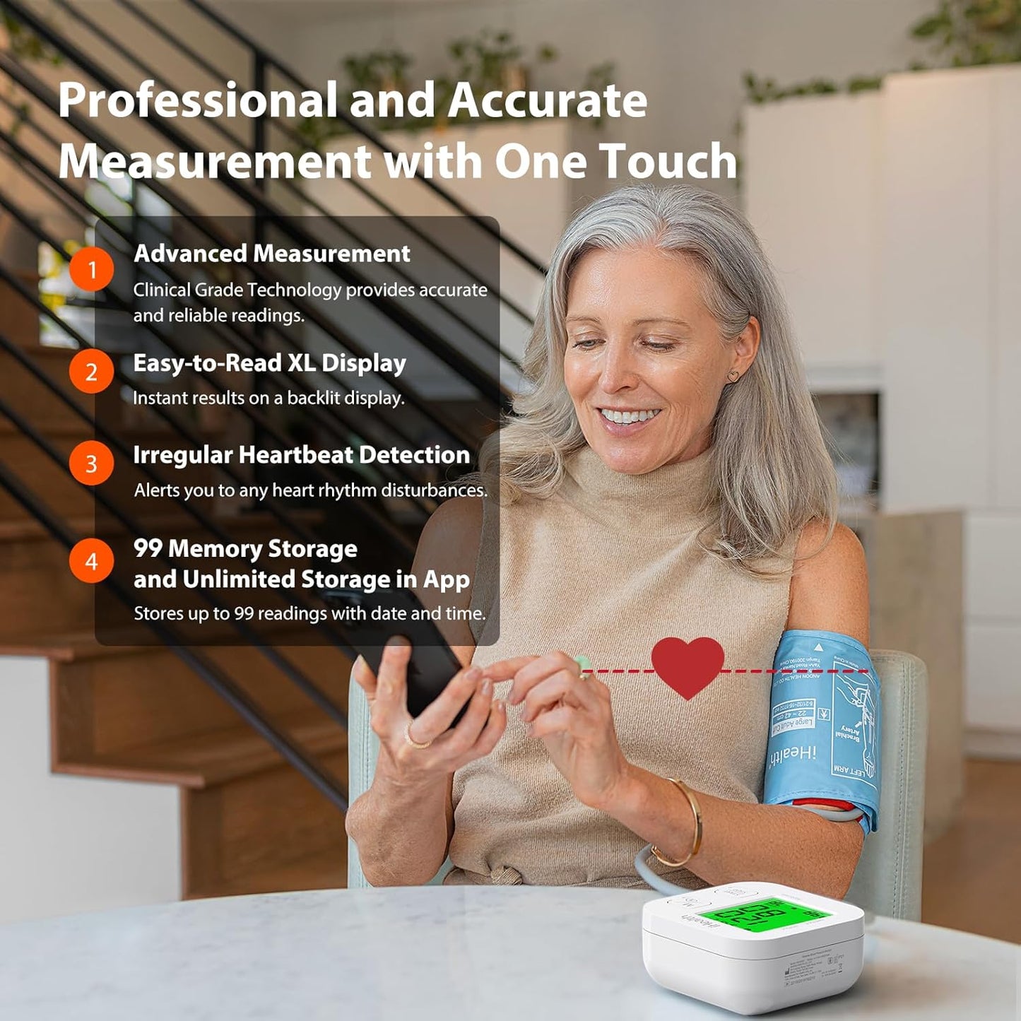 iHealth Track Smart Upper Arm Blood Pressure Monitor