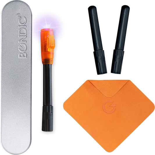 Bondic Pro UV Resin Kit Liquid Plastic Welding Kit, Ultraviolet UV Super Glue, Plastic Repair for Home, Jewelry Adhesive Epoxy for Glass Light