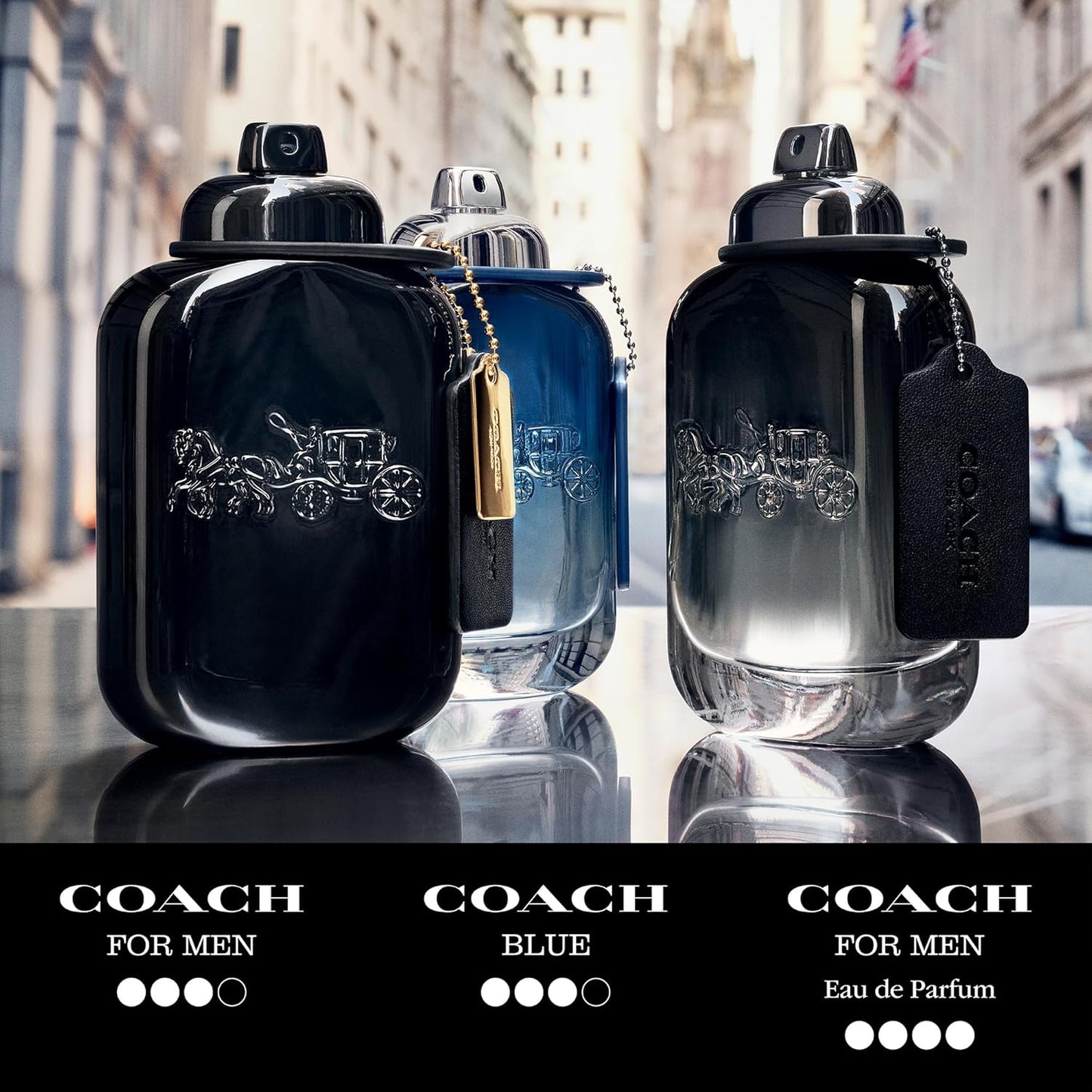 Coach for Men Eau de Toilette - Men's Fragrance - Fougere Woody - With notes of Pear Nashi, Cardamom & Vetiver 2 fl oz