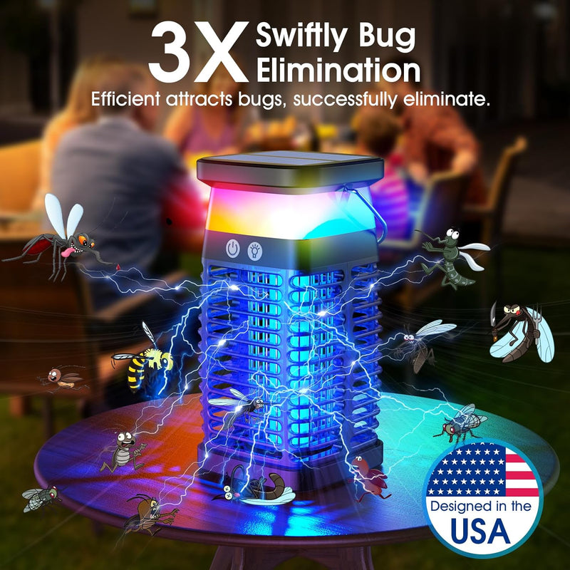 Solar Light + Bug Zapper 2 in 1