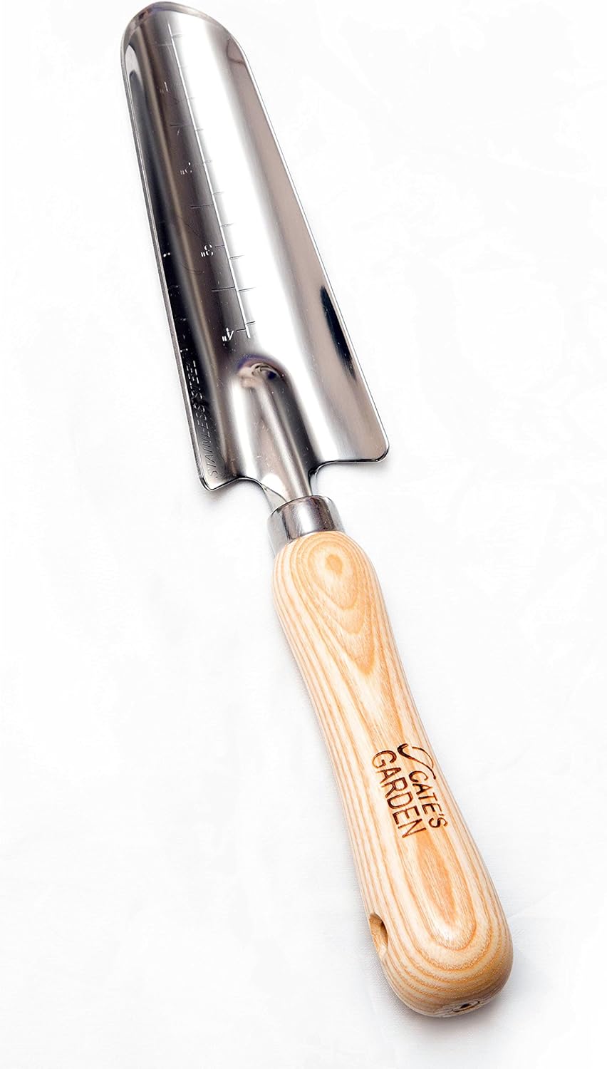 3 Pack Cate's Garden Garden Transplanter Trowel Premium Transplanter Tool