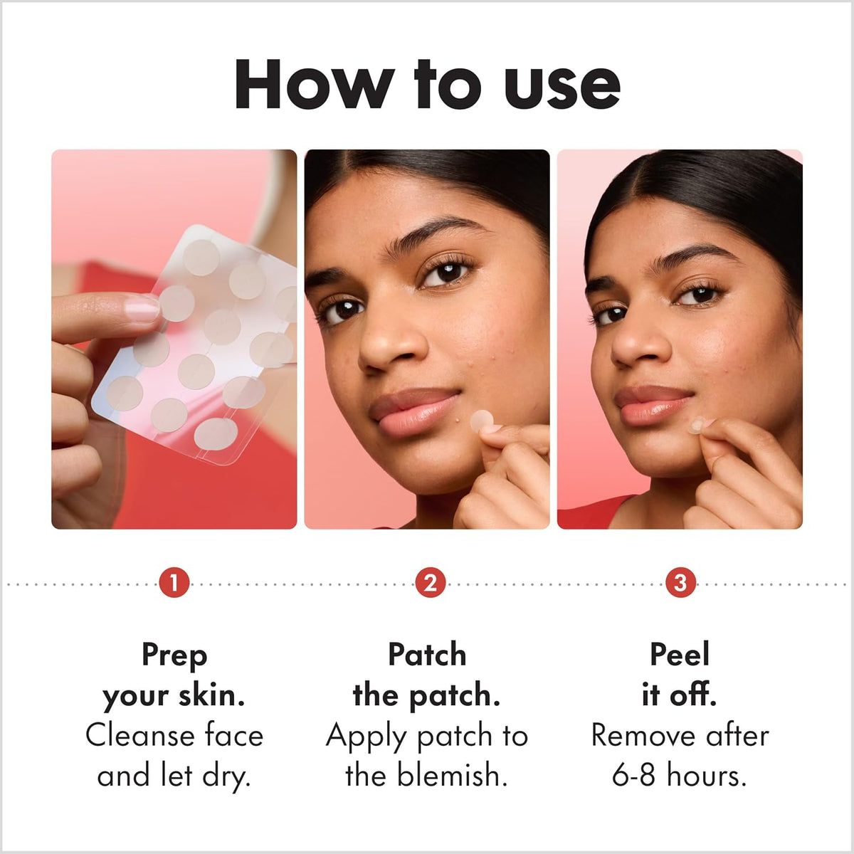 3 Pack Mighty Patch Hero Cosmetics Original Nighttime Acne Pimple Patches, 72 Ct