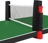 Ping Pong Set with 4 Paddles & Net for Any Table