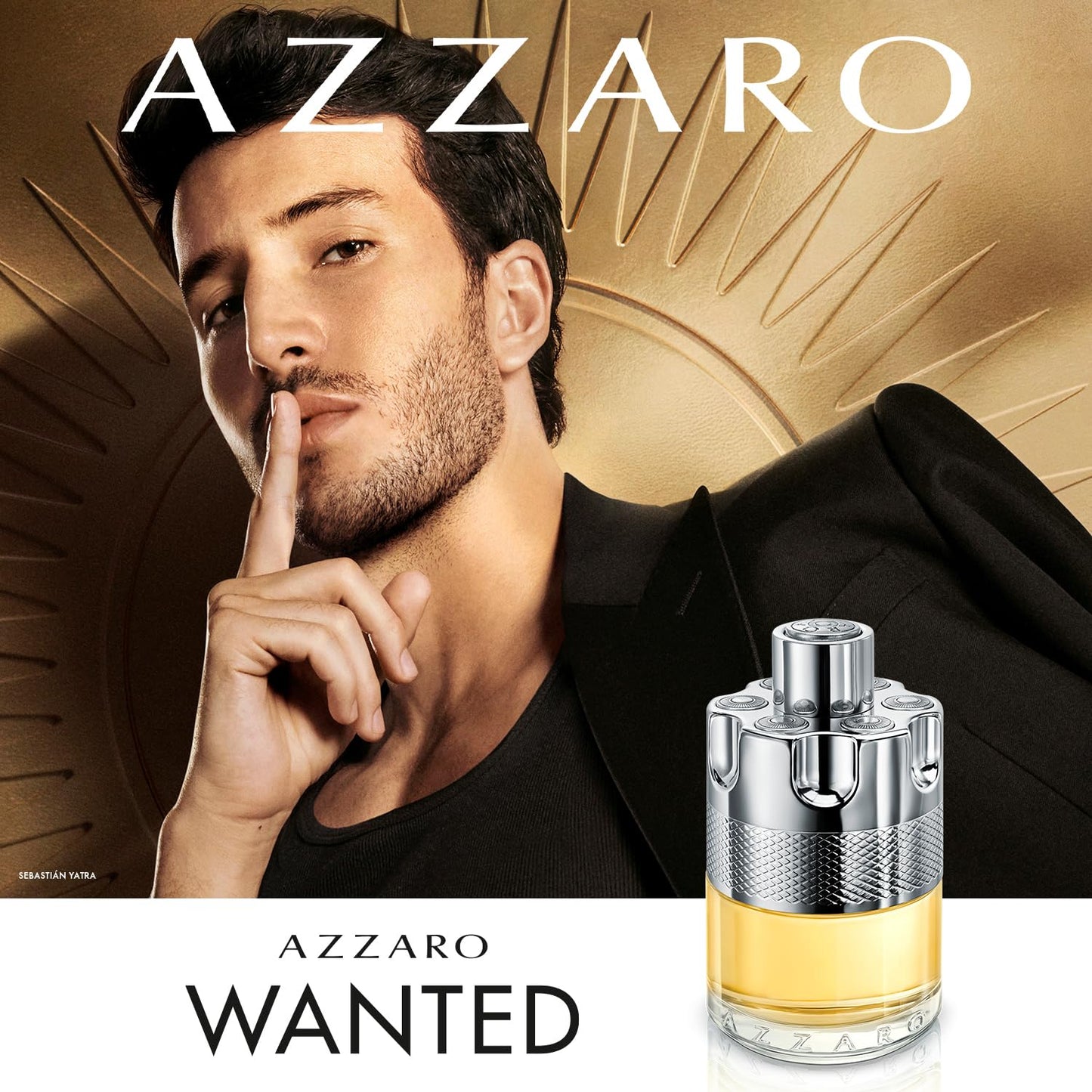 Azzaro Wanted Eau de Toilette - Vibrant & Irresistible Luxury Perfumes for Men - Full Size, 3.3 Fl. Oz