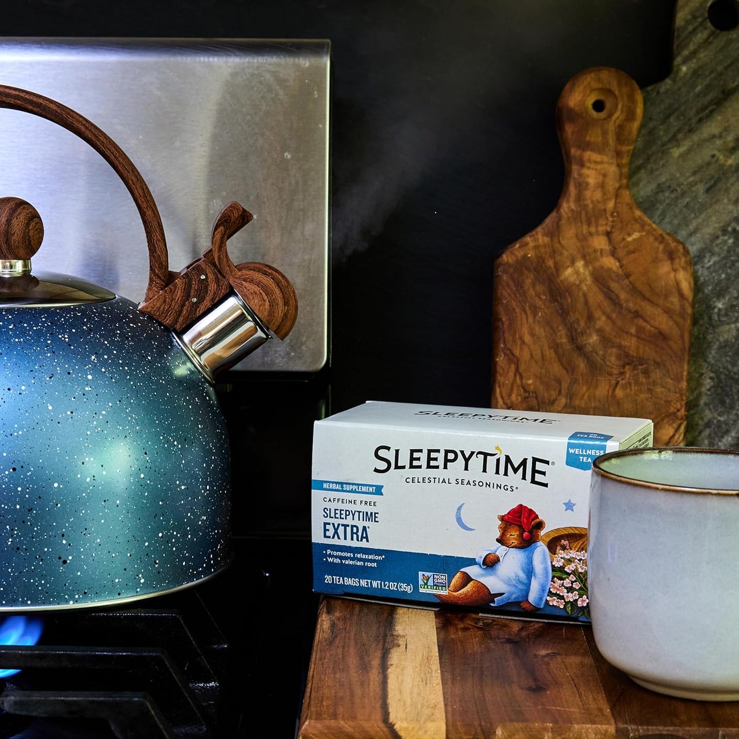 Celestial Seasonings Sleepytime Extra Herbal Tea, Promotes Relaxation, 20 Count (Pack of 6)