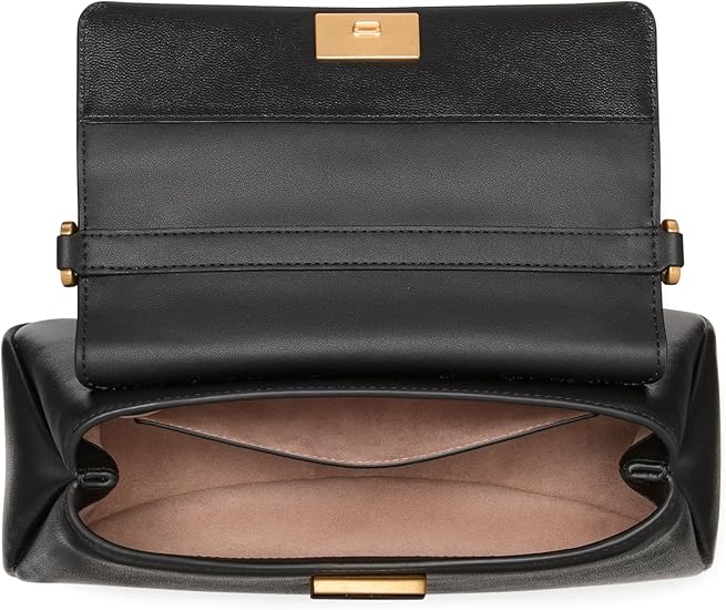 kate spade new york Grace Fine Leather Small Top Handle Bag, Black