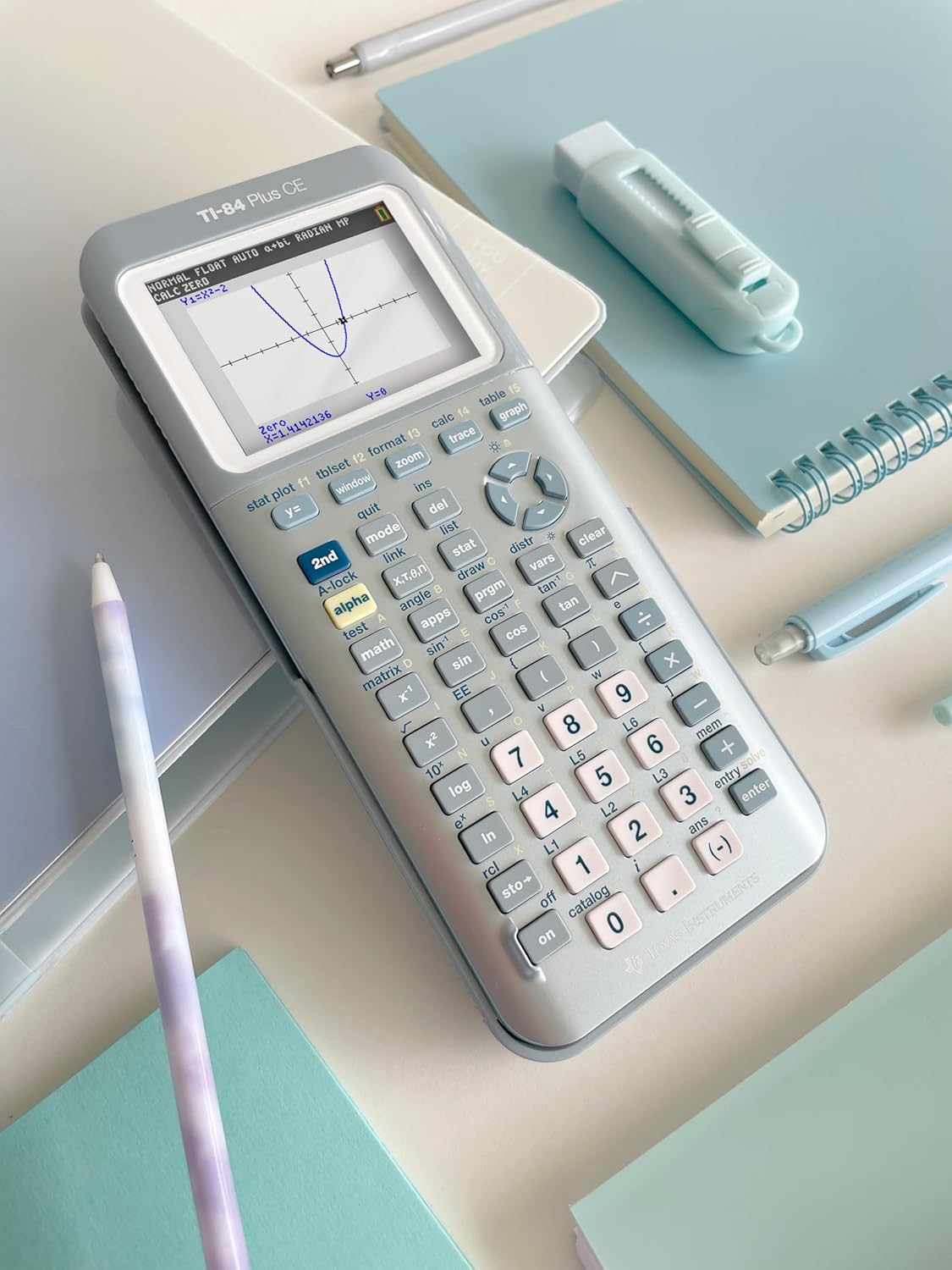 TI-84 Plus CE Graphing Calculator, Fractal Frost
