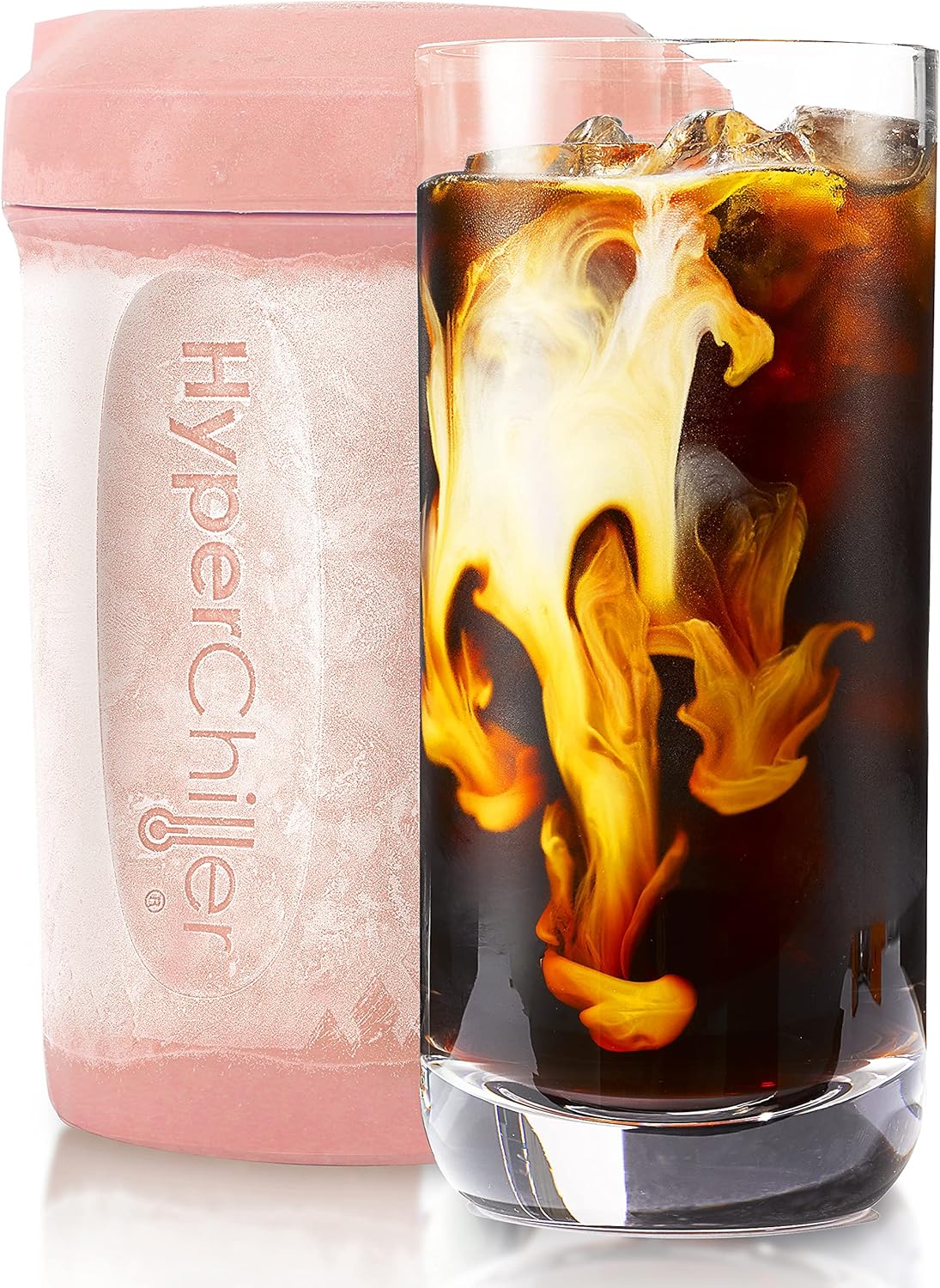 2 Pack HyperChiller HC2RG Patented Iced Coffee/Beverage Cooler 12.5OZ