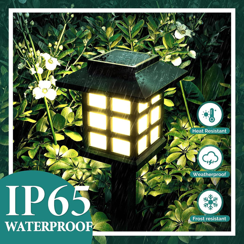 12 Pack Solar Waterproof Outdoor Lights