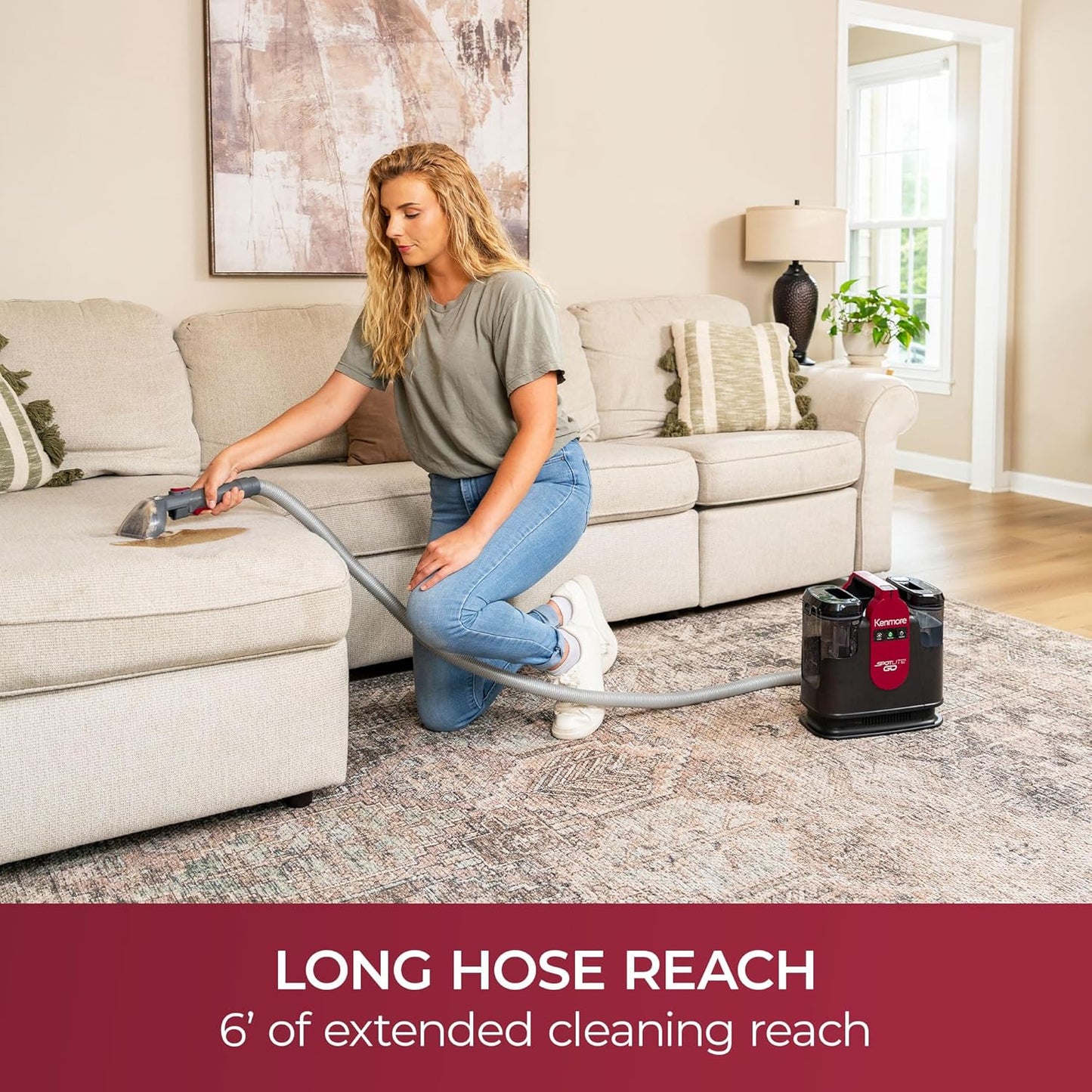 Kenmore KW1050.01 Upgrade Portable Heated Carpet & Upholstery Spot Cleaner