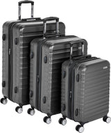 Amazon Basics 3 Piece Set Hardside Spinner Luggage with Built-In TSA Lock -21"/26"/30"inch