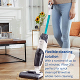 TINECO iFLOOR 2, Cordless, Wet/Dry Vacuum Cleaner, Blue