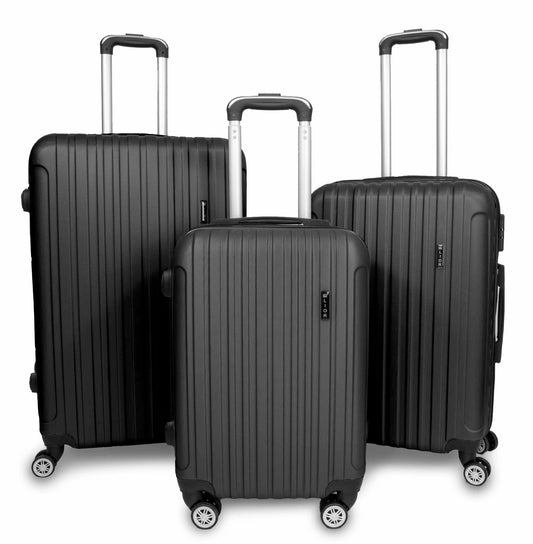 LIOR 3 Piece Set Luggage Sets Suitcase Hardshell Lightweight Spinner Wheels