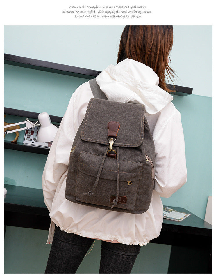 Lior Woman Canvas Backpacks