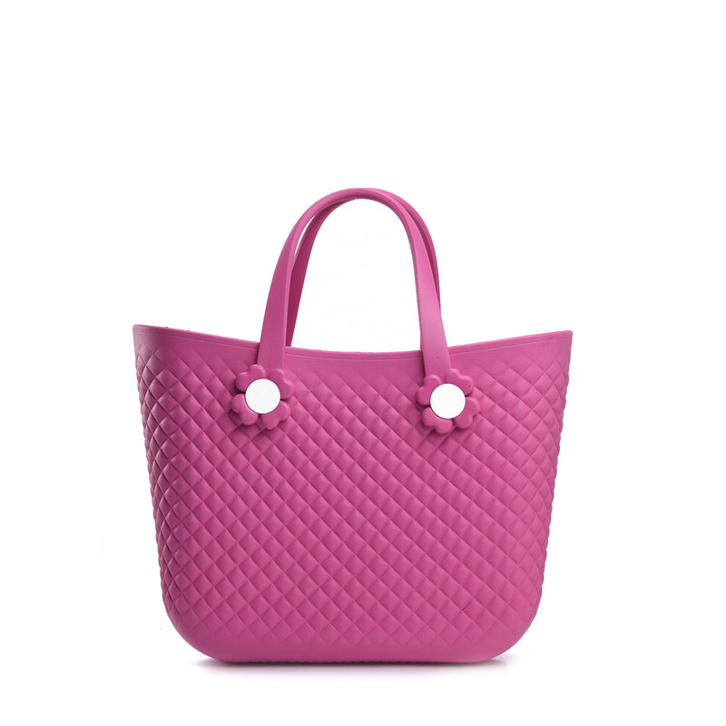 Lior Rubber Textured Large Tote Bag