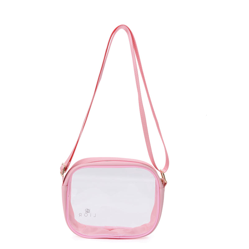 Lior Clear Bag Stadium Approved - Clear Crossbody Purse Bag, with Adjustable Shoulder Strap