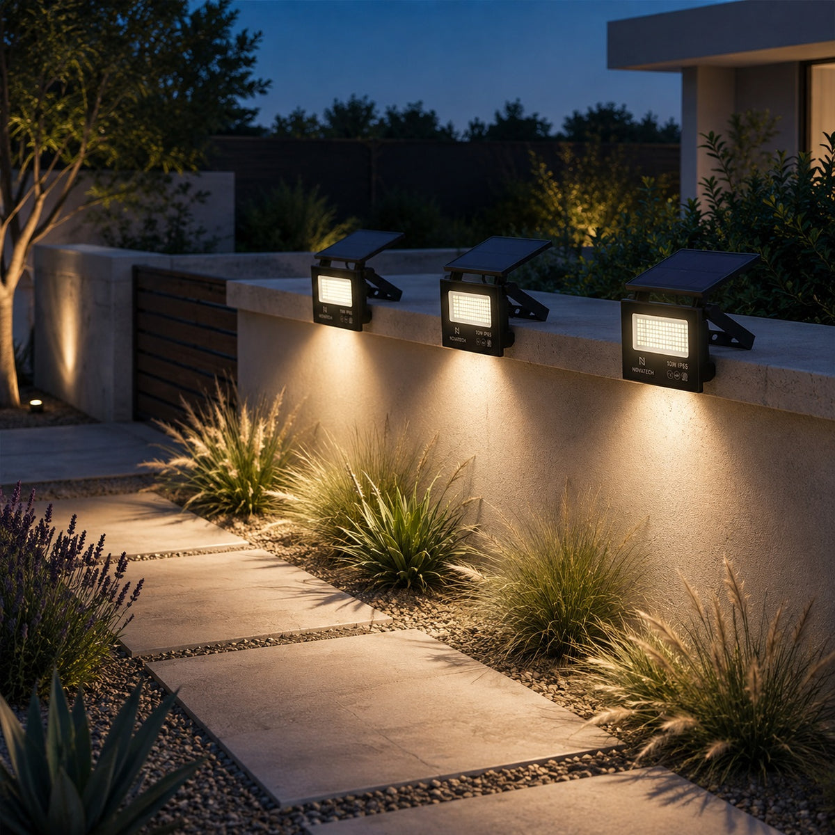 3 Pack 6500K 10W SUPER-BRIGHT WATERPROOF SOLAR LED SPOT LIGHT