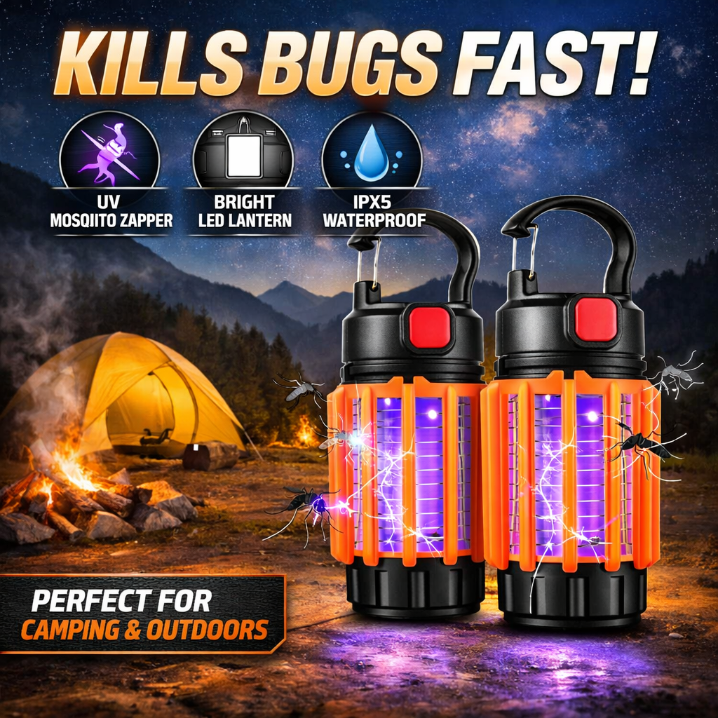 2-Pack Small Mosquito Zapper Lanterns