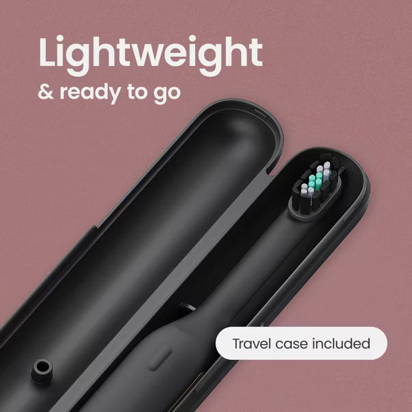 quip Ultra Next Generation Smart Sonic Electric Toothbrush with Timer Multiple Modes and Travel Case- Eclipse