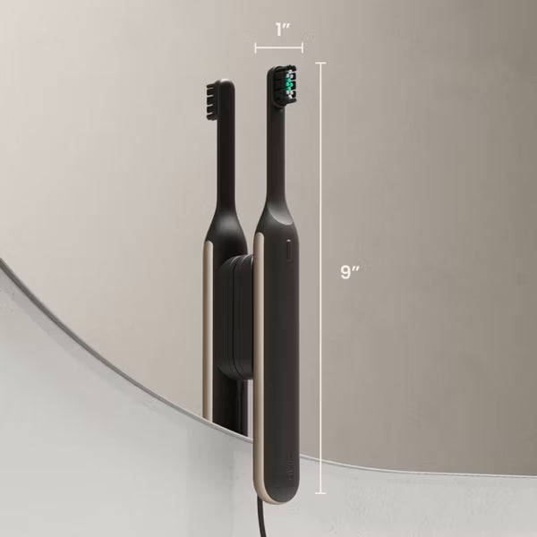 quip Ultra Next Generation Smart Sonic Electric Toothbrush with Timer Multiple Modes and Travel Case- Eclipse