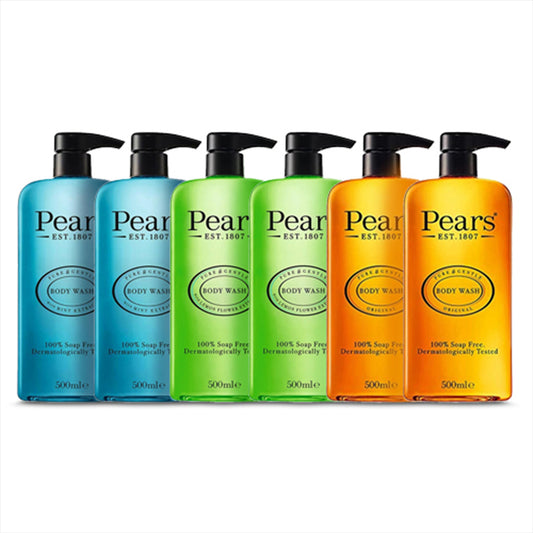 6 Pack Pears Body Wash Set-500ml