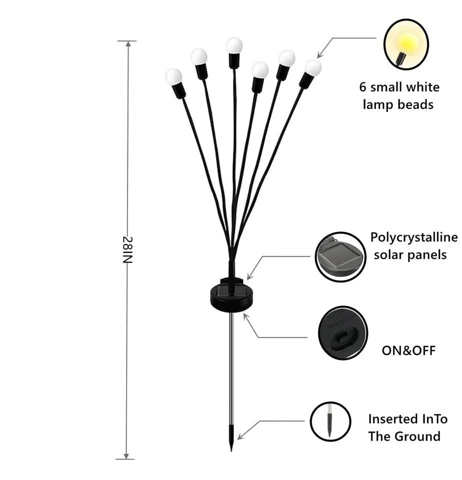 4 Pack: Firefly Lights with Highly Flexible Copper Wires