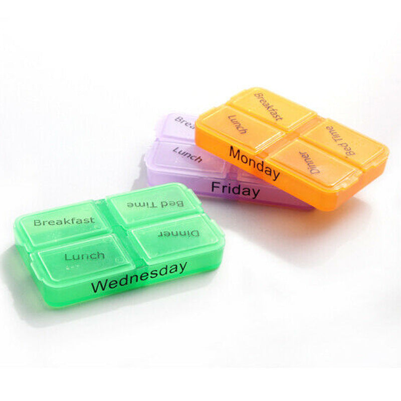 6 Pack 7 Day Pill Case