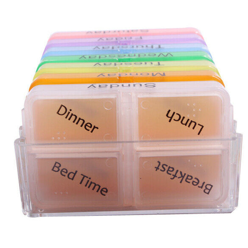 6 Pack 7 Day Pill Case