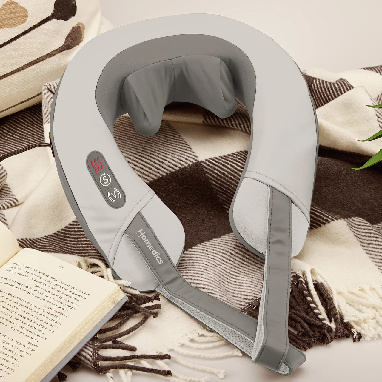 Pro Therapy Elite Shiatsu and Vibration Neck Massager with Heat