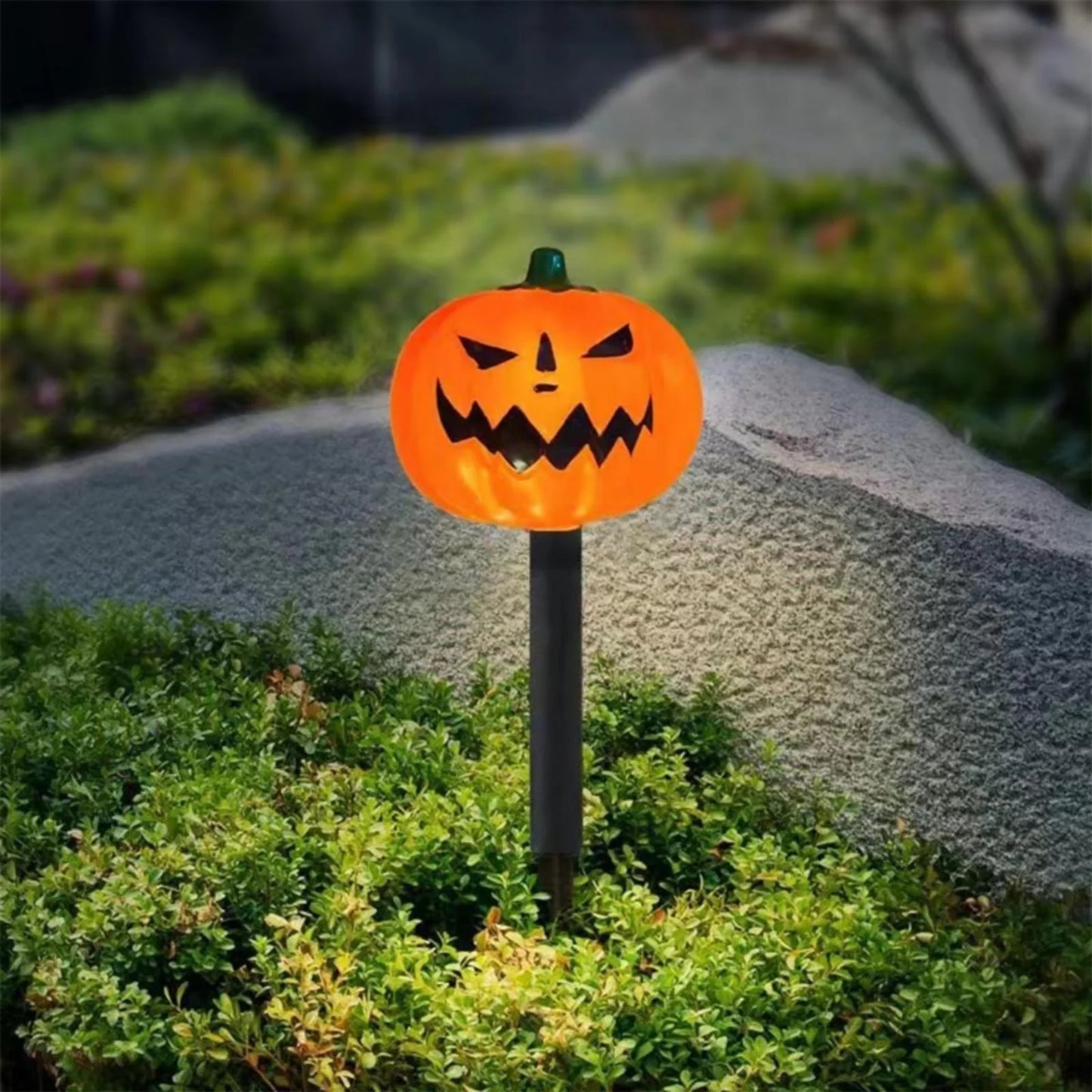 5 Pack Solar Pumpkin Pathway Lights for Halloween