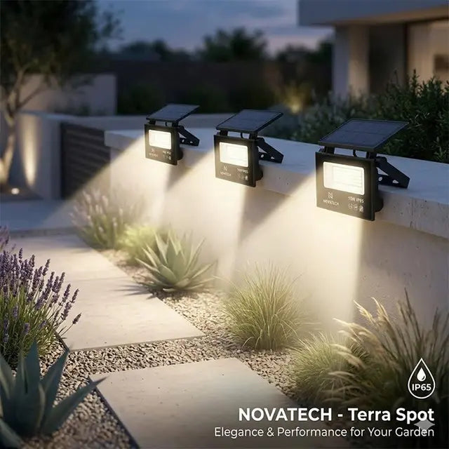 3 Pack 6500K 10W SUPER-BRIGHT WATERPROOF SOLAR LED SPOT LIGHT